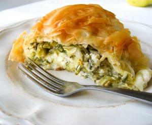 Courgette pie