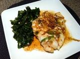 Cod-fish with Sautied Local Greens