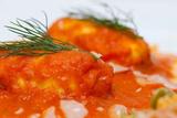 Moray with tomato