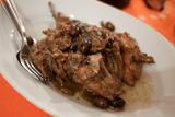 Rabbit cooked in wine