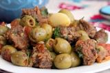 Beef with green olives