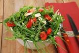 Salad with raw wild greens