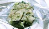 Grilled fish with fennel