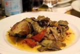 Lamb with artichokes