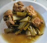 Pork with celery